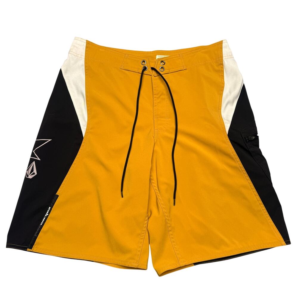 Vintage 90s Volcom Mod Board Shorts Men's 33 Y2K Beach Surf Skater